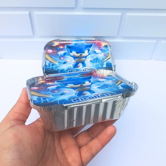 30 Marmitinha Personalizada Sonic