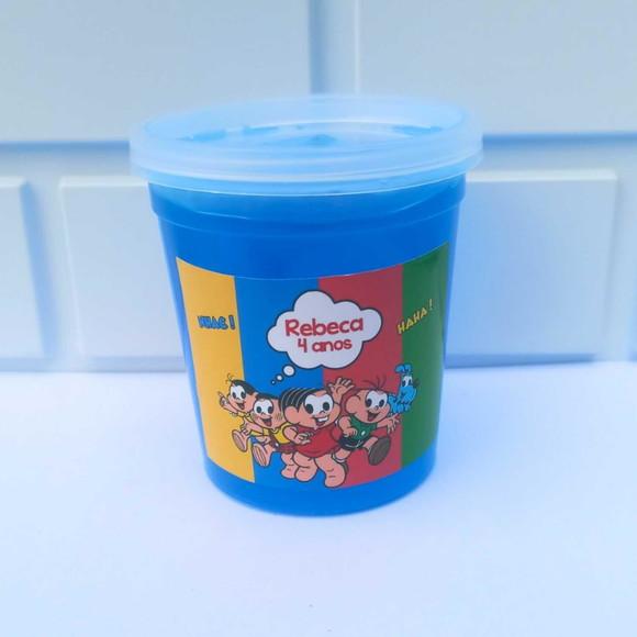 30 Slime Personalizada Turma da Mônica