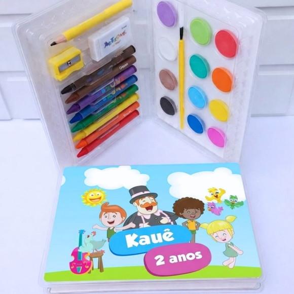 40 Lembrancinha Mundo Bita - Estojo Personalizado Mundo Bita