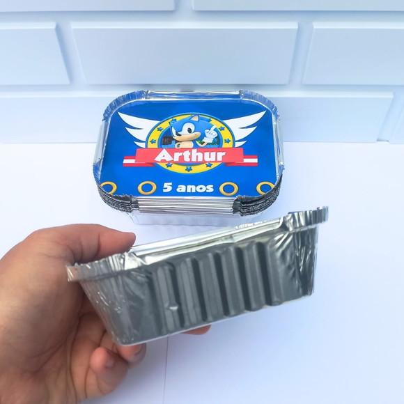 40 Marmitinha Personalizada Sonic