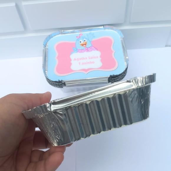 50 Marmitinha Personalizada Galinha Pintadinha