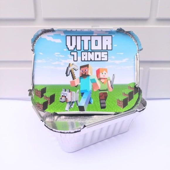 50 Marmitinha Personalizada Minecraft