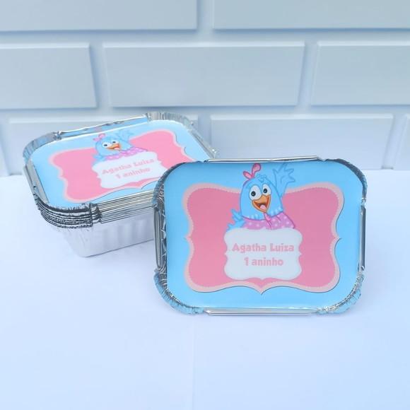 50 Marmitinha Personalizada Galinha Pintadinha