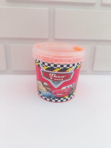 54 Slime Personalizada Carro Mcqueen