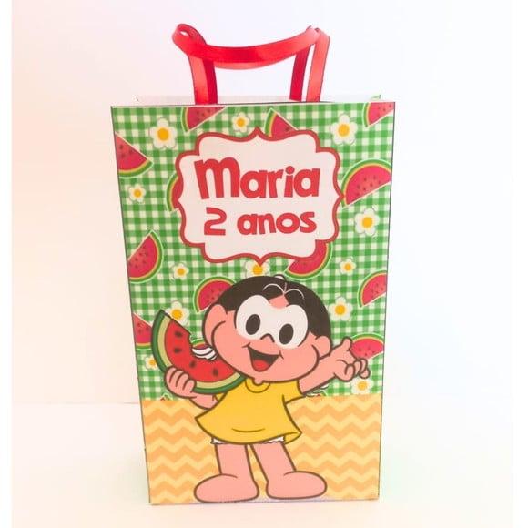 Kit 20 Uni Sacolinha para Lembrancinha Magali
