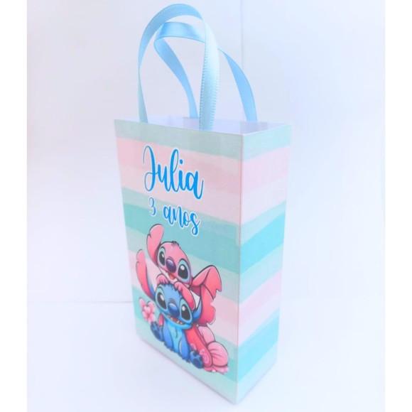 Kit 20 Uni Sacolinha para Lembrancinha Stitch