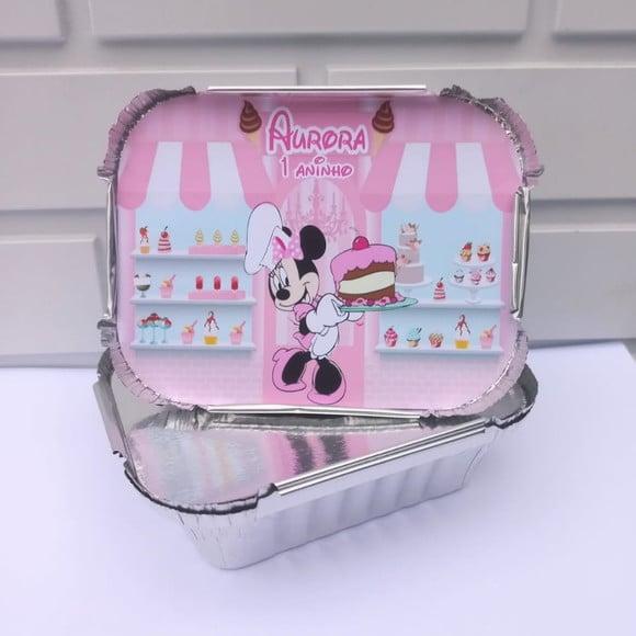 Marmitinha Personalizada Minnie Confeiteira