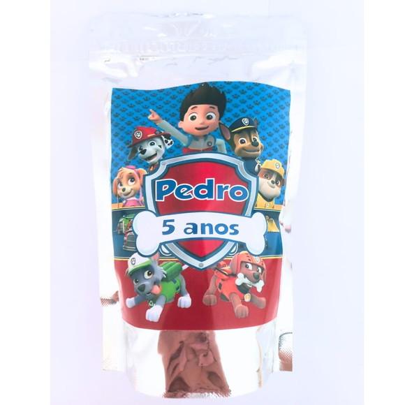 Saquinho Metalizado Personalizado Patrulha Canina