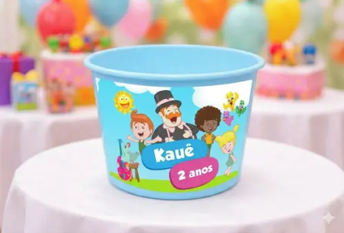 10 Baldinho Personalizado 1,5l - Mundo Bita