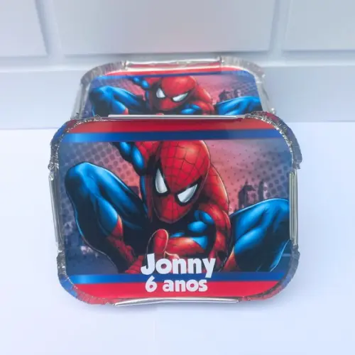 100 Marmitinha Personalizada Homem Aranha