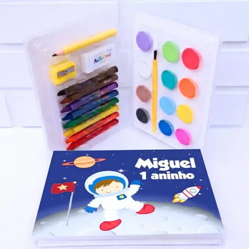 15 Kit Colorir Show da Luna Personalizado (já Vai Embalado)