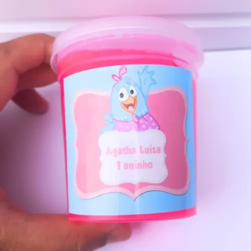 20 Lembrancinha Galinha Pintadinha - Slime