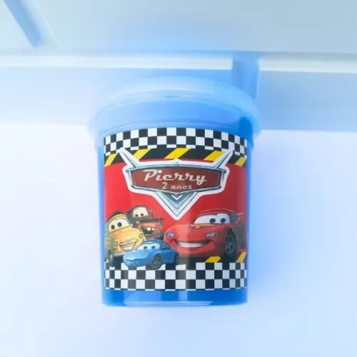20 Lembrancinha Mcqueen Personalizado - Slime