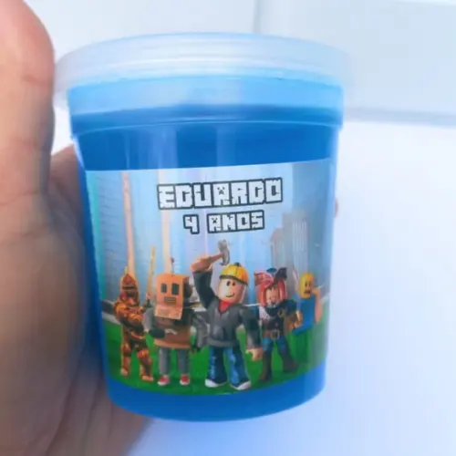 20 Lembrancinha Roblox - Slime