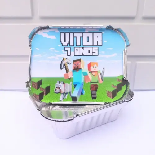20 Marmitinha Personalizada Minecraft