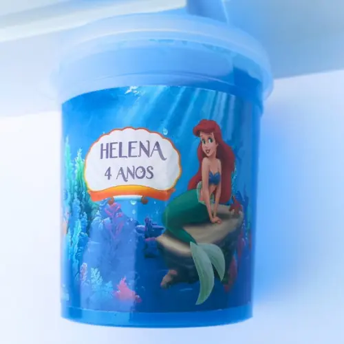 20 Slime Personalizada Ariel