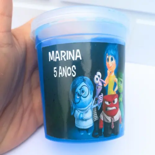 20 Slime Personalizada Divertida Mente