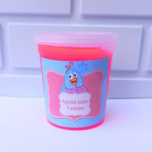 20 Slime Personalizada Galinha Pitadinha