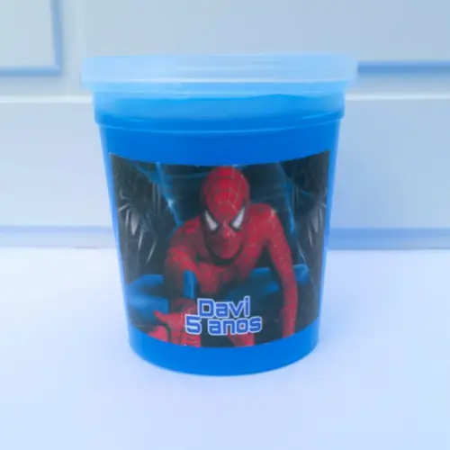 20 Slime Personalizada Homem Aranha