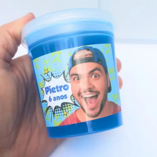 20 Slime Personalizada Luccas Neto
