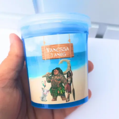 20 Slime Personalizada Moana