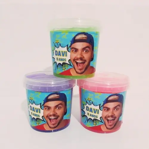 20 Slime Personalizada para Lembrancinha Luccas Neto
