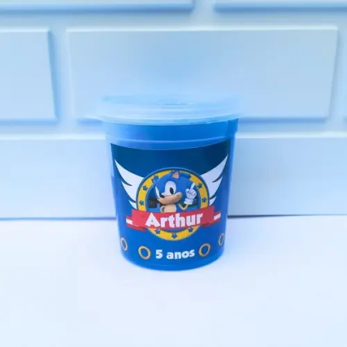 20 Slime Personalizada Sonic