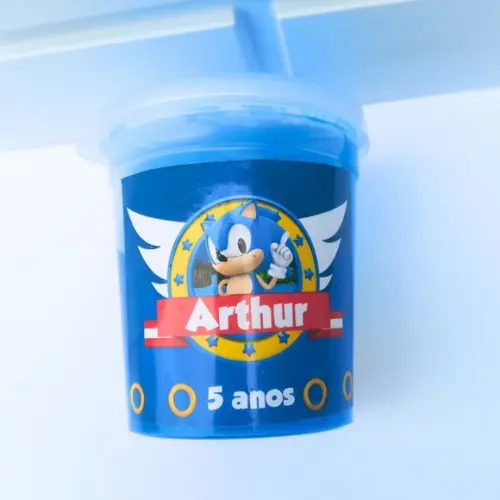 20 Slime Personalizada Sonic