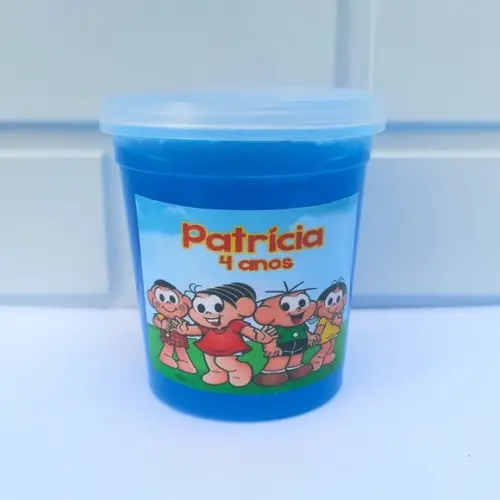 20 Slime Personalizada Turma da Mônica