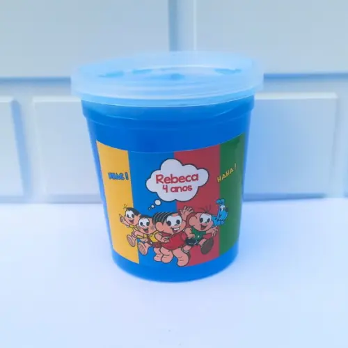 20 Slime Personalizada Turma da Mônica
