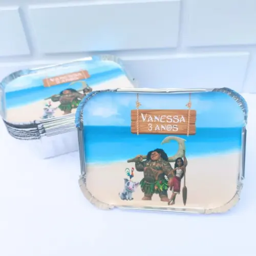 25 Marmitinha Personalizada Moana