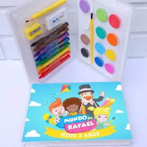 30 Lembrancinha Mundo Bita - Estojo Personalizado Mundo Bita