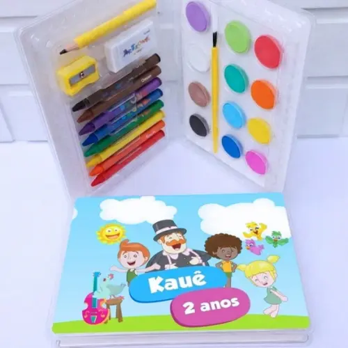 30 Lembrancinha Mundo Bita - Estojo Personalizado Mundo Bita