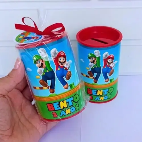 30 Lembrancinha Super Mario - (já Vai Embalado)
