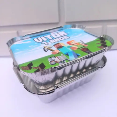 30 Marmitinha Personalizada Minecraft