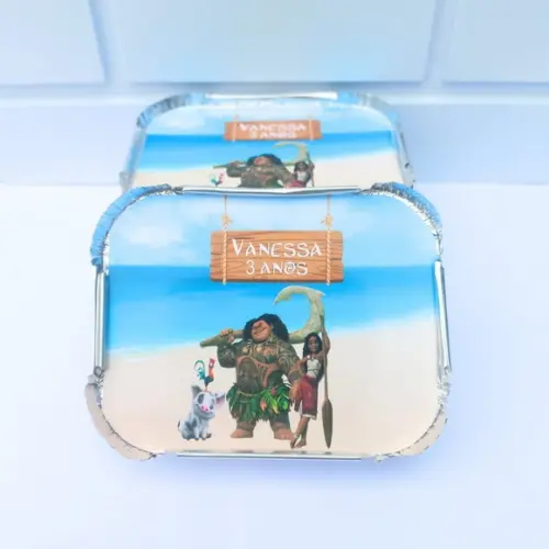 30 Marmitinha Personalizada Moana