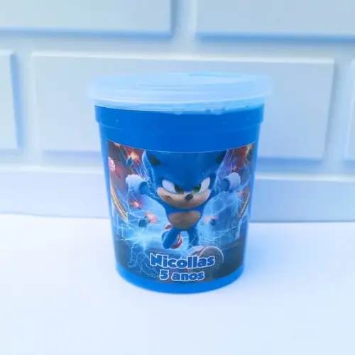 30 Slime Personalizada Sonic