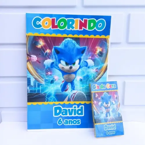 35 Lembrancinha Sonic Personalizado
