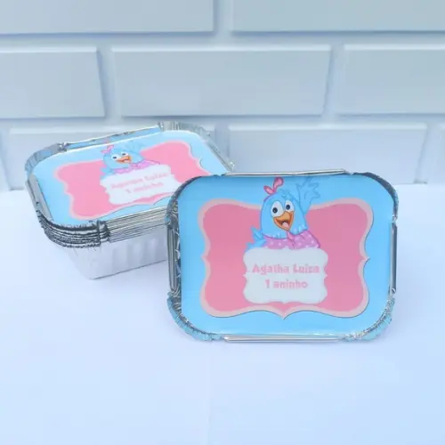 40 Marmitinha Personalizada Galinha Pintadinha