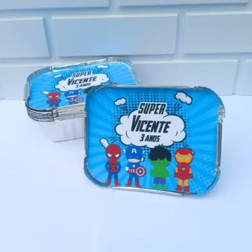70 Marmitinha Personalizada Vingadores