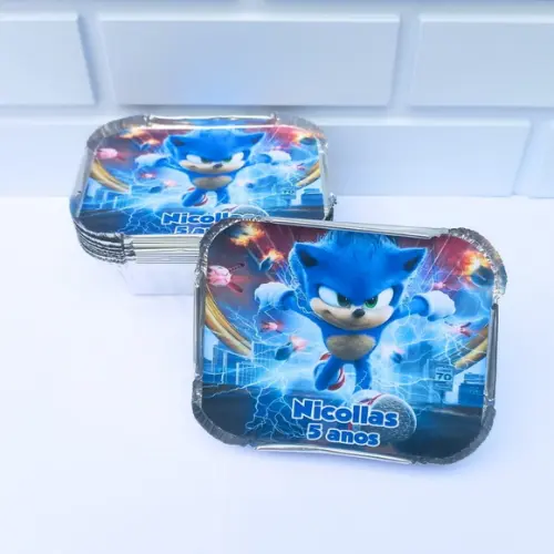 80 Marmitinha Personalizada Sonic