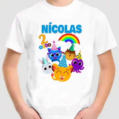 Camiseta Personalizada Adulto ou Infantil Bolofofo