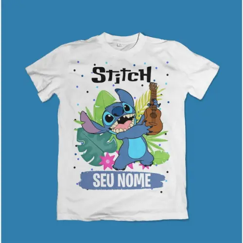 Camisa Personalizada do Stitch