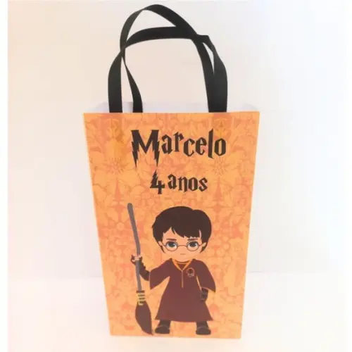 Kit 20 Uni Sacolinha para Lembrancinha Harry Potter
