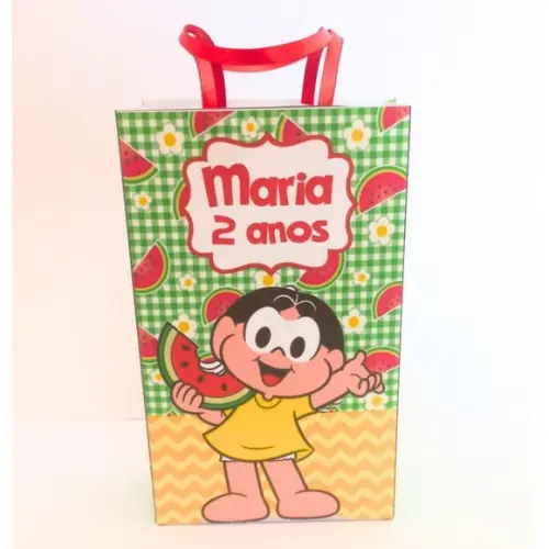 Kit 20 Uni Sacolinha para Lembrancinha Magali