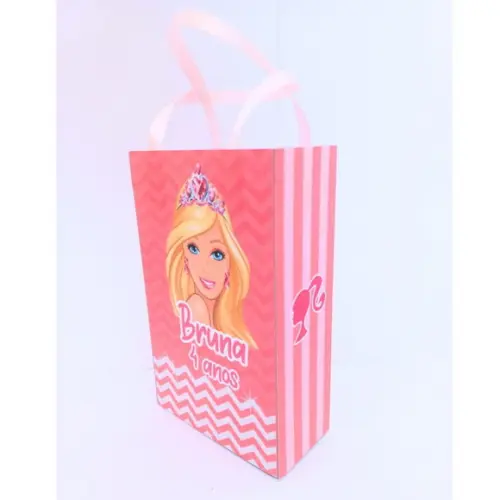 Kit 20 Uni Sacolinha para Lembrancinha Barbie