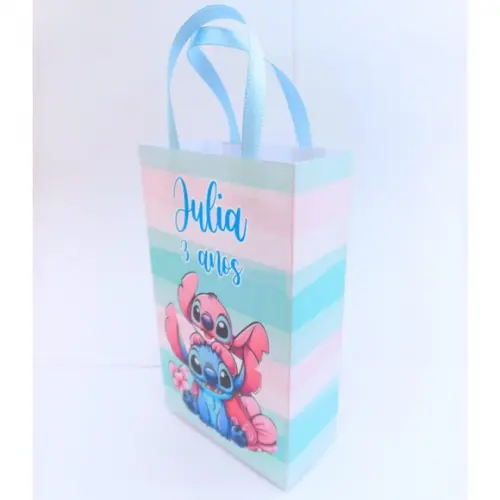 Kit 20 Uni Sacolinha para Lembrancinha Stitch