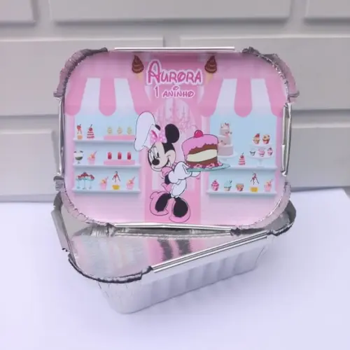 Marmitinha Personalizada Minnie Confeiteira