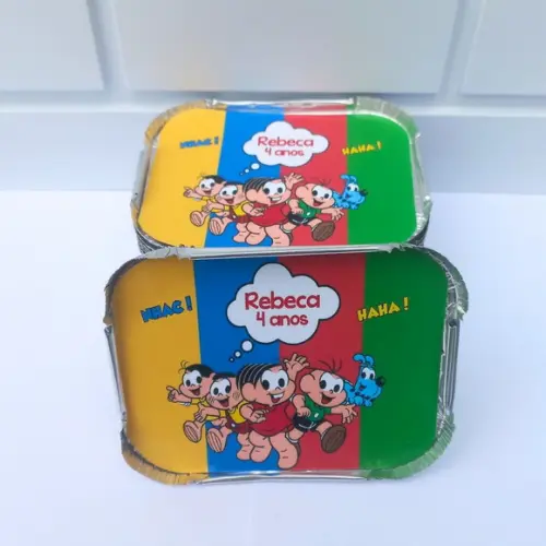 Marmitinha Personalizada Turma da Mônica