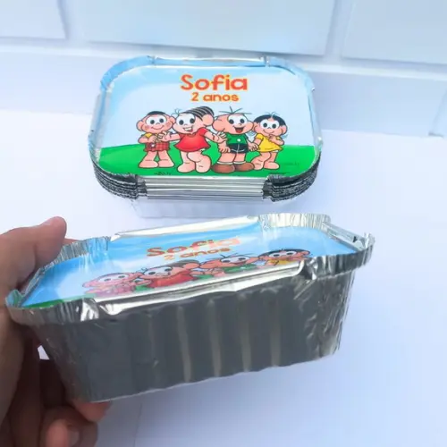 Marmitinha Personalizada Turma da Mônica